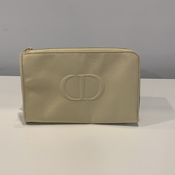 Christian DIOR Beige Toiletry Cosmetic pouch bag - Picture 2 of 8